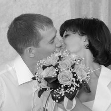 Схема вышивки «Поцелуй»