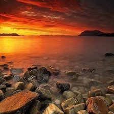 Схема вышивки «Закат»