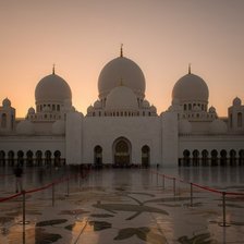 Схема вышивки «Мечеть»