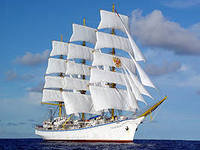 Схема вышивки «Парусник»