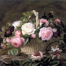 Схема вышивки «цветы»