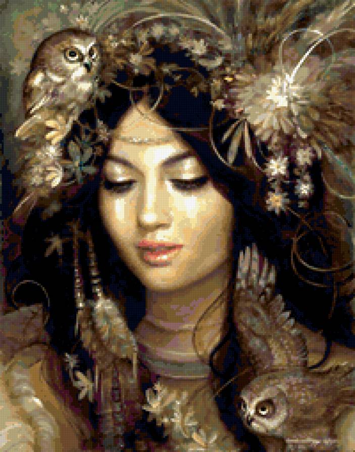 Лёгкое пёрышко - девушки, красота - предпросмотр