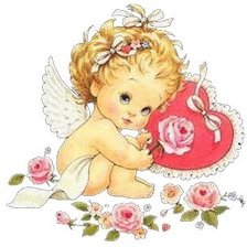 Схема вышивки «ангелок»