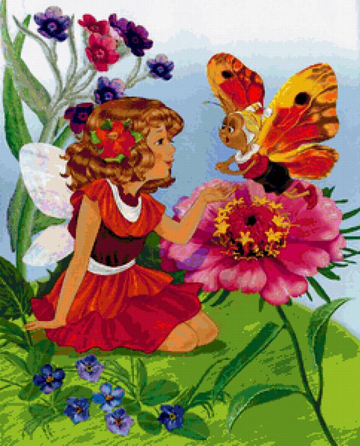 №322848 - девочка, иллюстрации, детям, феечка, в детскую, сказки - предпросмотр