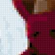 Предпросмотр схемы вышивки «Девушка в красном» (№322946)