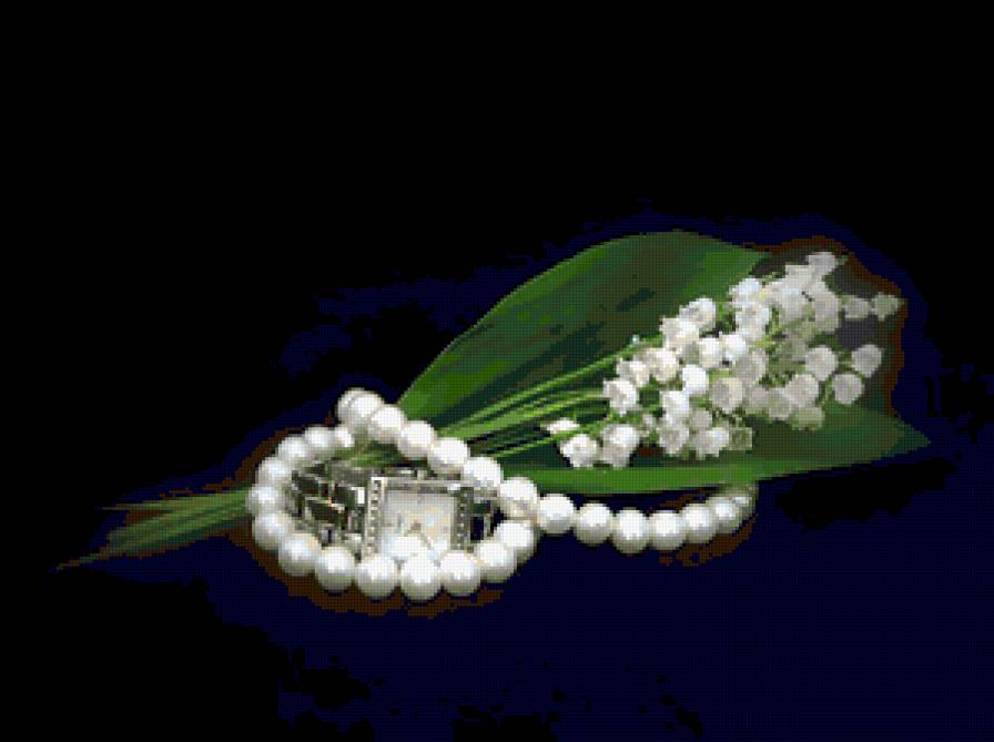 натюрморт - ландыши, натюрморт, цветы, букет - предпросмотр