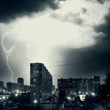 Схема вышивки «гроза»