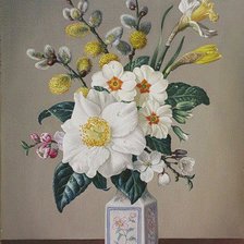 Схема вышивки «Весенний букет»