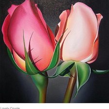 Схема вышивки «Бутоны»