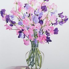 Схема вышивки «Душистый горошек»