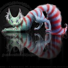 Схема вышивки «кот»