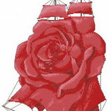 Схема вышивки «Парус»