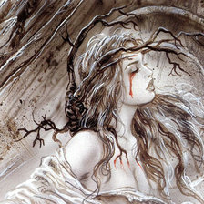 Схема вышивки «Девушка»