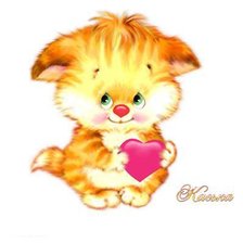 Схема вышивки «котик»