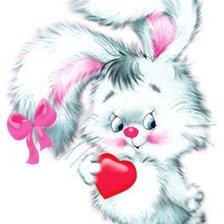 Схема вышивки «зайка»