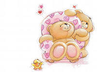 Схема вышивки «мишка»