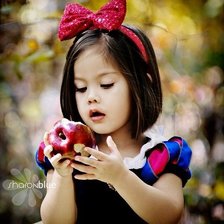 Схема вышивки «девочка»