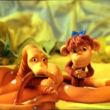 Схема вышивки «мартышка и удав»