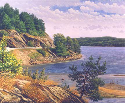 Серия "Пейзажи" - пейзаж, лето, река - оригинал