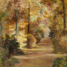 Схема вышивки «Осень в парке»