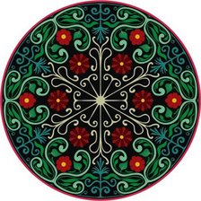 Схема вышивки «Подушка-узор»