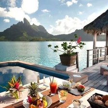 Схема вышивки «Завтрак на бора бора»