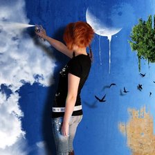 Схема вышивки «Творчество»