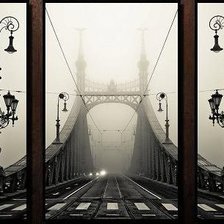 Схема вышивки «Мост»