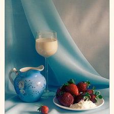 клубника со сливками