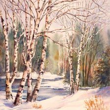 Схема вышивки «пейзаж 12»