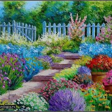 Схема вышивки «Krilzo, zweti, lestniza.»