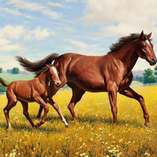 Схема вышивки «Простор»