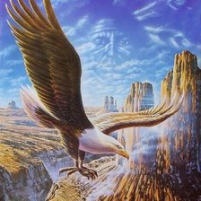 Схема вышивки «каньон»