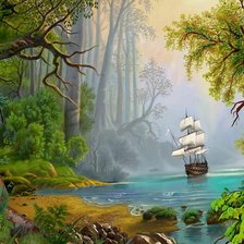 Схема вышивки «Джунгли»