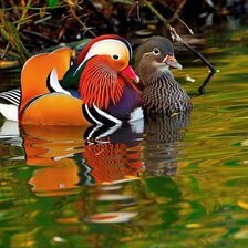 Утки-мандаринки