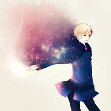 Схема вышивки «Аниме Галактика»