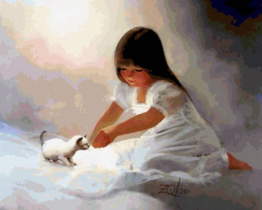 Котенок по имени Гав - малыши, дети, котята, девочки - предпросмотр