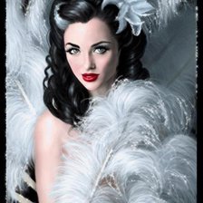 Схема вышивки «гламур»