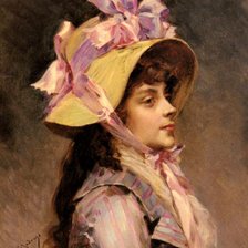 Схема вышивки «барышня»