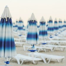 Схема вышивки «Пляжные зонтики»