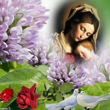 Схема вышивки «серия "мамы"»