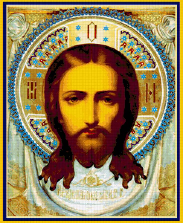 Спас  Нерукотворный 2 - икона спас нерукотворный 2 - предпросмотр