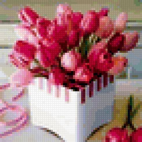 Тюльпаны - тюльпаны, ваза - предпросмотр