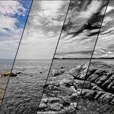 Схема вышивки «Море»