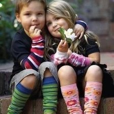 Схема вышивки «Дети»