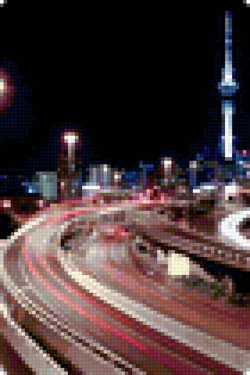 Ночной город - ночь, город - предпросмотр