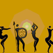 Схема вышивки «Африка»