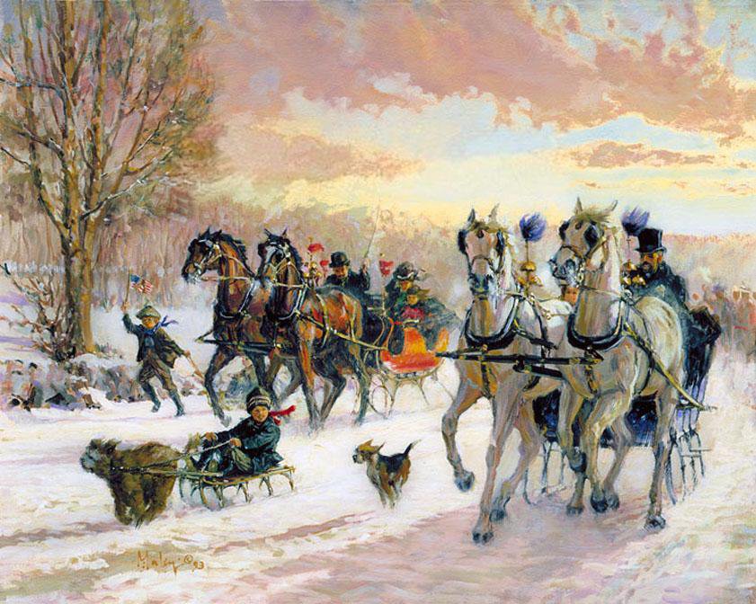 ретро картина - картина - оригинал