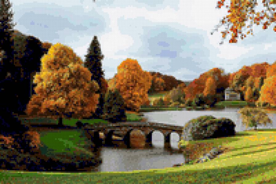 Осенний парк - осенний парк - предпросмотр