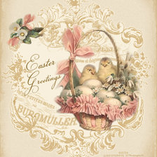 Схема вышивки «Винтажная пасха»